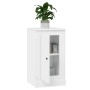 Aparador madera contrachapada blanco brillante 37,5x35,5x67,5cm de vidaXL, Aparadores - Ref: Foro24-816204, Precio: 42,25 €, ...