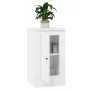 Aparador madera contrachapada blanco brillante 37,5x35,5x67,5cm de vidaXL, Aparadores - Ref: Foro24-816204, Precio: 41,77 €, ...