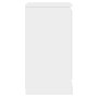 Aparador madera contrachapada blanco brillante 37,5x35,5x67,5cm de vidaXL, Aparadores - Ref: Foro24-816204, Precio: 42,25 €, ...