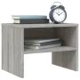 Mesitas de noche 2 uds contrachapada gris Sonoma 40x30x30 cm de vidaXL, Mesitas de noche - Ref: Foro24-815240, Precio: 35,11 ...