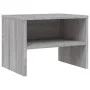 Mesitas de noche 2 uds contrachapada gris Sonoma 40x30x30 cm de vidaXL, Mesitas de noche - Ref: Foro24-815240, Precio: 35,11 ...
