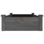 Jardinera arriate forro madera maciza abeto gris 120x60x25 cm de vidaXL, Maceteros y jardineras - Ref: Foro24-364291, Precio:...