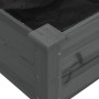 Jardinera arriate forro madera maciza abeto gris 120x60x25 cm de vidaXL, Maceteros y jardineras - Ref: Foro24-364291, Precio:...
