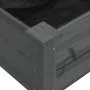 Jardinera arriate forro madera maciza abeto gris 120x60x25 cm de vidaXL, Maceteros y jardineras - Ref: Foro24-364291, Precio:...