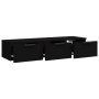 Armario de pared madera contrachapada negro 102x30x20 cm de vidaXL, Estantes y estanterías - Ref: Foro24-811404, Precio: 83,4...