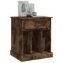 Mesita de noche color roble ahumado 43x36x50 cm de vidaXL, Mesitas de noche - Ref: Foro24-816354, Precio: 43,37 €, Descuento: %