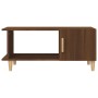 Mesa de centro madera contrachapada roble marrón 90x50x40 cm en Mesas de centro | Comprar online en Foru.es