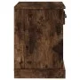 Mesita de noche color roble ahumado 43x36x50 cm de vidaXL, Mesitas de noche - Ref: Foro24-816354, Precio: 43,37 €, Descuento: %