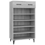 Mueble zapatero madera contrachapada gris Sonoma 60x35x105 cm en Zapateros y organizadores de calzado | Comprar online en Foru.e