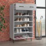 Mueble zapatero madera contrachapada gris Sonoma 60x35x105 cm en Zapateros y organizadores de calzado | Comprar online en Foru.e