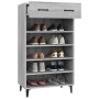Mueble zapatero madera contrachapada gris Sonoma 60x35x105 cm en Zapateros y organizadores de calzado | Comprar online en Foru.e
