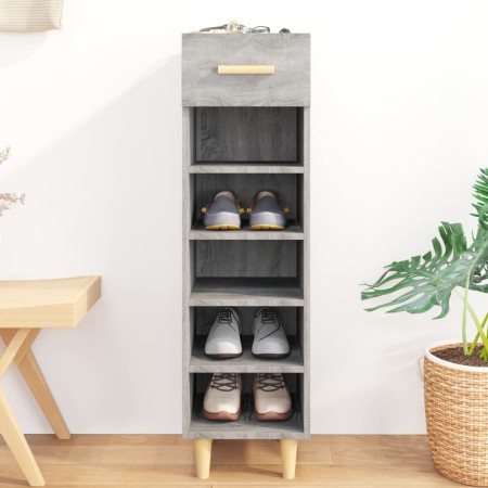 Mueble zapatero madera contrachapada gris Sonoma 30x35x105 cm en Zapateros y organizadores de calzado | Comprar online en Foru.e