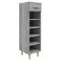Mueble zapatero madera contrachapada gris Sonoma 30x35x105 cm en Zapateros y organizadores de calzado | Comprar online en Foru.e