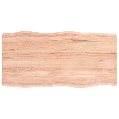 Tablero mesa madera tratada roble borde natural 80x40x2 cm de vidaXL, Tableros para mesas - Ref: Foro24-363938, Precio: 54,29...