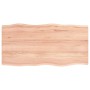 Tablero mesa madera tratada roble borde natural 80x40x2 cm de vidaXL, Tableros para mesas - Ref: Foro24-363938, Precio: 54,29...
