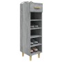 Mueble zapatero madera contrachapada gris Sonoma 30x35x105 cm en Zapateros y organizadores de calzado | Comprar online en Foru.e
