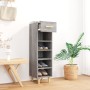 Mueble zapatero madera contrachapada gris Sonoma 30x35x105 cm en Zapateros y organizadores de calzado | Comprar online en Foru.e