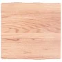 Treated wood table board with natural brown edge, 40x40x(2-6) cm. by vidaXL, Table tops - Ref: Foro24-363928, Price: 38,38 €,...