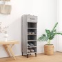 Mueble zapatero madera contrachapada gris Sonoma 30x35x105 cm en Zapateros y organizadores de calzado | Comprar online en Foru.e