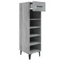 Mueble zapatero madera contrachapada gris Sonoma 30x35x105 cm en Zapateros y organizadores de calzado | Comprar online en Foru.e