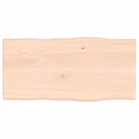 Tablero de mesa madera maciza borde natural 80x40x(2-4) cm de vidaXL, Tableros para mesas - Ref: Foro24-363873, Precio: 54,56...