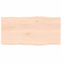 Tablero de mesa madera maciza borde natural 80x40x(2-4) cm de vidaXL, Tableros para mesas - Ref: Foro24-363873, Precio: 54,56...