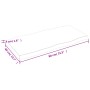 Tablero de mesa madera maciza borde natural 80x40x(2-4) cm de vidaXL, Tableros para mesas - Ref: Foro24-363873, Precio: 54,56...