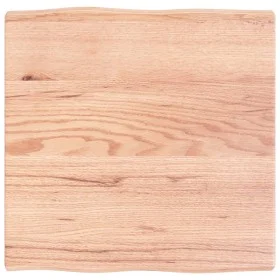 Treated wood table top with natural brown edge 60x60x(2-4) cm by vidaXL, Table tops - Ref: Foro24-363936, Price: 64,76 €, Dis...