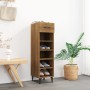 Mueble zapatero madera contrachapada marrón roble 30x35x105 cm en Zapateros y organizadores de calzado | Comprar online en Foru.
