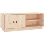 Mueble de TV de madera maciza de pino 105x34x40 cm en Muebles TV | Comprar online en Foru.es