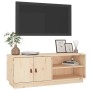 Mueble de TV de madera maciza de pino 105x34x40 cm en Muebles TV | Comprar online en Foru.es