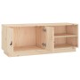 Mueble de TV de madera maciza de pino 105x34x40 cm en Muebles TV | Comprar online en Foru.es