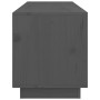 Mueble de TV de madera maciza de pino gris 105x34x40 cm en Muebles TV | Comprar online en Foru.es