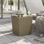 Mesa de jardín con tapa extraíble polipropileno marrón claro de vidaXL, Mesas de jardín - Ref: Foro24-364153, Precio: 60,86 €...