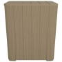 Mesa de jardín con tapa extraíble polipropileno marrón claro de vidaXL, Mesas de jardín - Ref: Foro24-364153, Precio: 61,82 €...