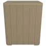 Mesa de jardín con tapa extraíble polipropileno marrón claro de vidaXL, Mesas de jardín - Ref: Foro24-364153, Precio: 60,86 €...