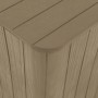Mesa de jardín con tapa extraíble polipropileno marrón claro de vidaXL, Mesas de jardín - Ref: Foro24-364153, Precio: 61,82 €...