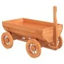 Carreta decorativa madera maciza de abeto 70x43x54 cm de vidaXL, Carretillas - Ref: Foro24-364227, Precio: 65,69 €, Descuento: %