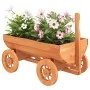 Carreta decorativa madera maciza de abeto 70x43x54 cm de vidaXL, Carretillas - Ref: Foro24-364227, Precio: 65,69 €, Descuento: %