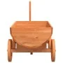 Carreta decorativa madera maciza de abeto 70x43x54 cm de vidaXL, Carretillas - Ref: Foro24-364227, Precio: 65,69 €, Descuento: %
