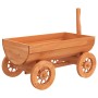 Carreta decorativa madera maciza de abeto 70x43x54 cm de vidaXL, Carretillas - Ref: Foro24-364227, Precio: 60,16 €, Descuento: %