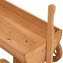 Carreta decorativa madera maciza de abeto 70x43x54 cm de vidaXL, Carretillas - Ref: Foro24-364227, Precio: 65,69 €, Descuento: %
