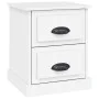Mesita de noche madera contrachapada blanco 39x39x47,5 cm de vidaXL, Mesitas de noche - Ref: Foro24-816144, Precio: 44,71 €, ...