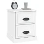 Mesita de noche madera contrachapada blanco 39x39x47,5 cm de vidaXL, Mesitas de noche - Ref: Foro24-816144, Precio: 44,71 €, ...