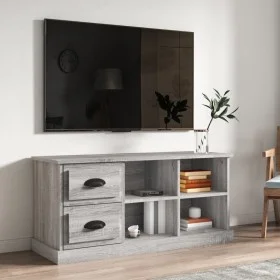 Mueble de TV madera contrachapada gris Sonoma 102x35,5x47,5 cm de vidaXL, Muebles TV - Ref: Foro24-816182, Precio: 66,65 €, D...