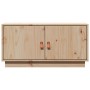 Mueble de TV de madera maciza de pino 80x34x40 cm en Muebles TV | Comprar online en Foru.es