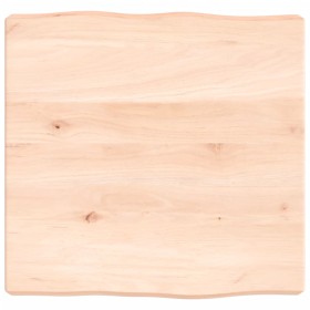 Tablero de mesa madera maciza borde natural 40x40x(2-6) cm de vidaXL, Tableros para mesas - Ref: Foro24-363862, Precio: 32,40...