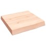Tablero de mesa madera maciza borde natural 40x40x(2-6) cm de vidaXL, Tableros para mesas - Ref: Foro24-363862, Precio: 32,40...