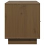Mueble de TV madera maciza de pino marrón miel 80x34x40 cm en Muebles TV | Comprar online en Foru.es