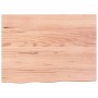 Estante pared madera roble tratada marrón claro 80x60x(2-4) cm de vidaXL, Estantes y estanterías - Ref: Foro24-363672, Precio...